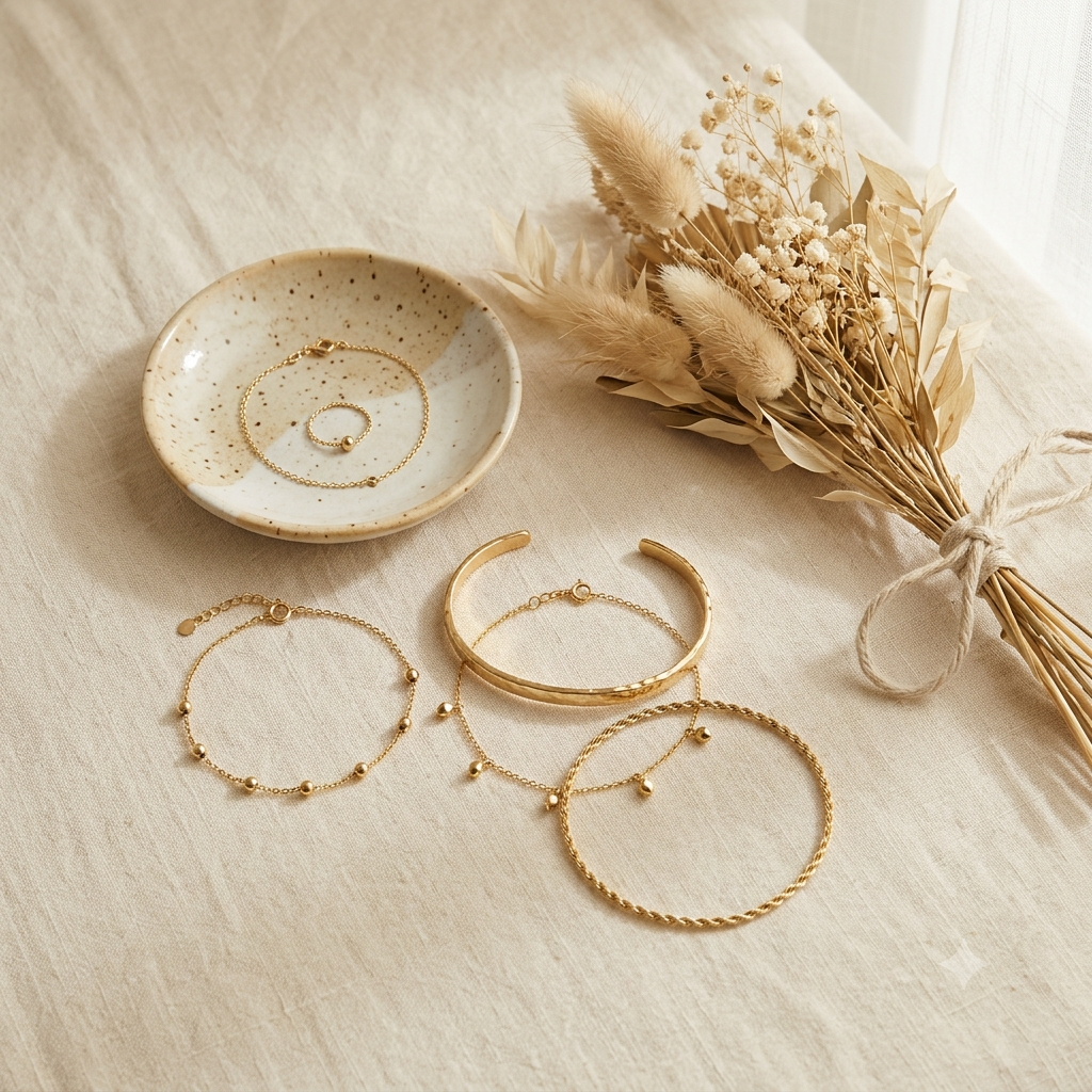Bracelets lifestyle flatlay