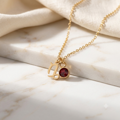 Zodiac necklace — sign C